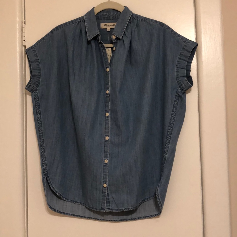 Madewell Central Shirt in Roberta Indigo Wash